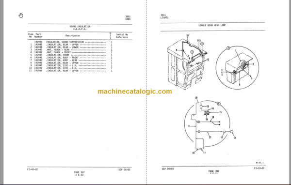 Komatsu A500 Motor Grader Parts Book