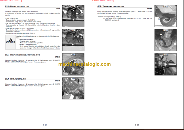 Manitou MT 523 Series B-E2 OPERATOR'S MANUAL