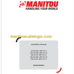 Manitou 160 ATJ ST5 S1 REPAIR MANUAL