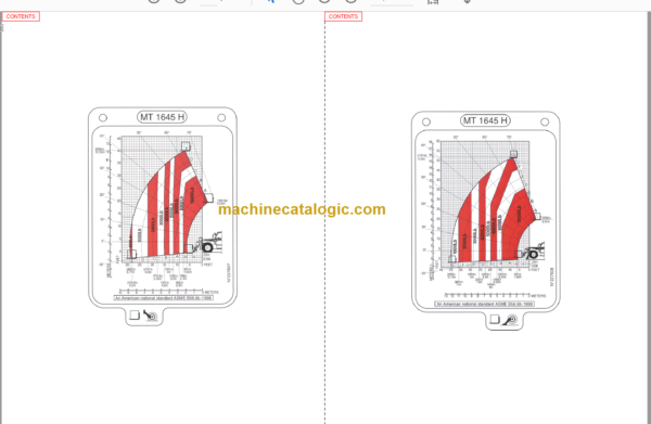 Manitou MT 1645H OPERATOR Service Manual