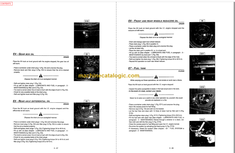 Manitou MT 1645H OPERATOR Service Manual