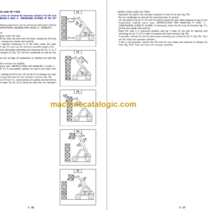 Manitou ML 635 OPERATOR’S MANUAL