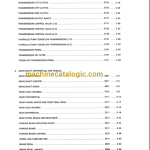 Komatsu WA250-1 Wheel Loader Parts Book