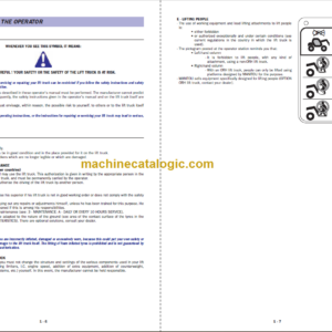 Manitou MT 1240 L OPERATOR’S MANUAL