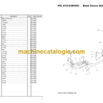 Komatsu PC130-8 Super Long Front 12m Parts Book