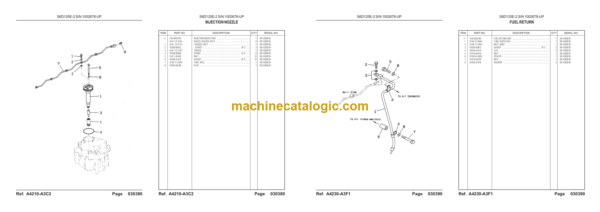 Komatsu D85E-SS-2 SN J11264-UP Parts Book