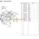 Komatsu PC220-8 Hydraulic Excavator Parts Book