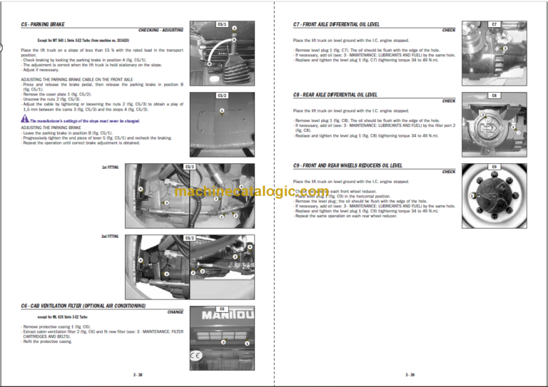Manitou MT 1740 SL OPERATOR'S MANUAL