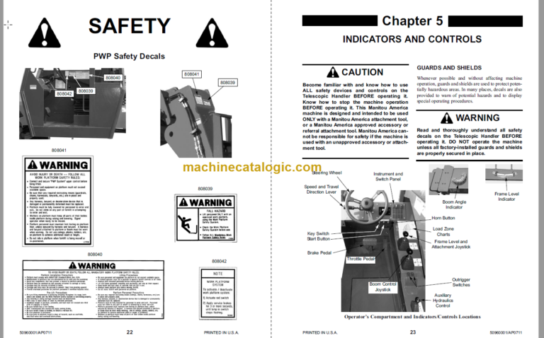 Manitou MT 6642XT Operator Manual