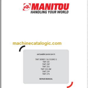 Manitou TMT 25S 4W REPAIR MANUAL