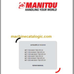 Manitou MT 1135 EASY 75D ST5 S1 Repair Manual