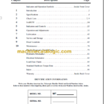 Manitou MT 8044XT Operator Manual