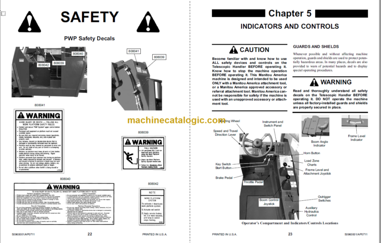 Manitou MT 10055XT Operator Manual