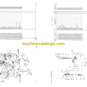 Komatsu LC605-2 Crawler Crane Parts Book