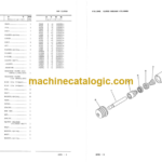 Komatsu FD20H FD25H FD30H-11 Parts Catalog