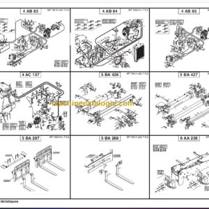 Manitou MT 1033 HL Turbo Series 2-E2 Parts Manual