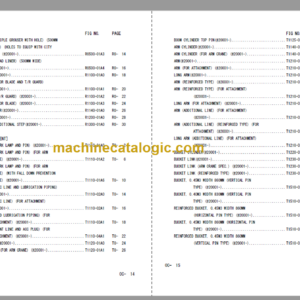 Komatsu PC128US-8W Engine Parts Book