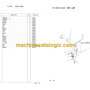 Komatsu PC150LC-6K PC150-6K Engine Parts Book