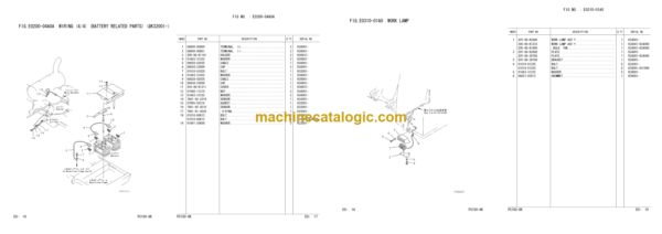 Komatsu PC150LC-6K PC150-6K Engine Parts Book