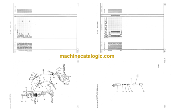 Komatsu LC605-2 Crawler Crane Parts Catalog