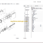 Komatsu PC128US-8W Engine Parts Book