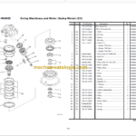 Komatsu PC360LC-8M0 SAA6D114E-3F Parts Book