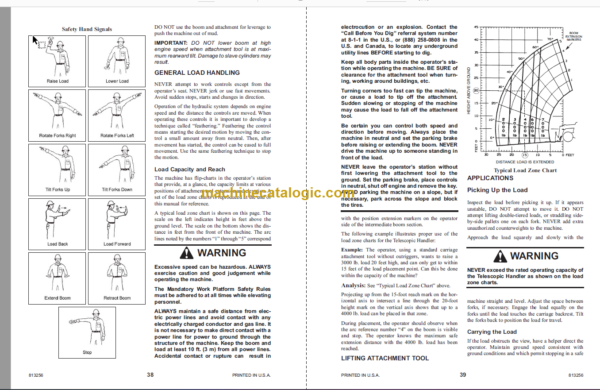 Manitou MT 1155 OPERATOR Service Manual