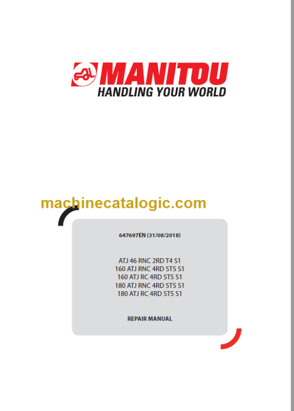 Manitou ATJ 46 T4 S1 REPAIR MANUAL