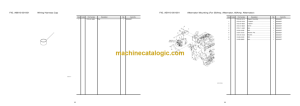 Komatsu PC210-8M0 PC210LC-8M0 Hydraulic Excavator Parts Book