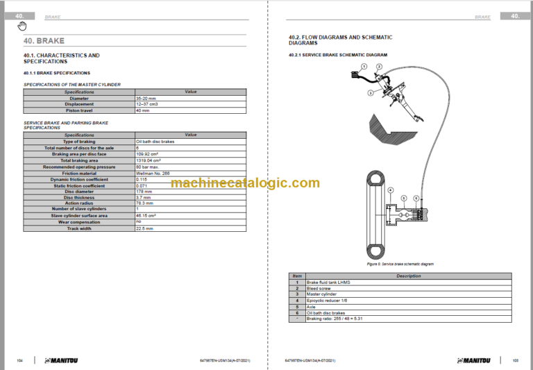 Manitou MT 1135 EASY 75D ST5 S1 Repair Manual