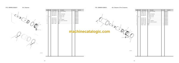 Komatsu PC210-8M0 PC210LC-8M0 Hydraulic Excavator Parts Book