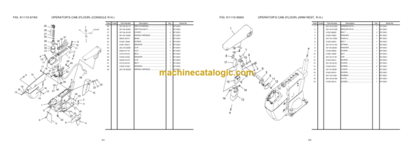 Komatsu PC210-8M0 PC210LC-8M0 Hydraulic Excavator Parts Book