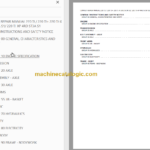 Manitou 220 TJ REPAIR MANUAL