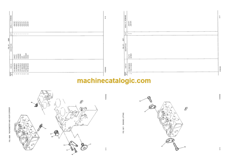 Komatsu PC05-6F Hydraulic Excavator Parts Catalog