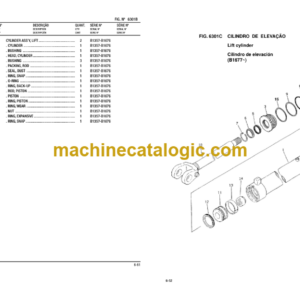 Komatsu WA180-1B Parts Book