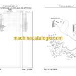 Komatsu PC100F-6Z SN J40001-UP Parts Book