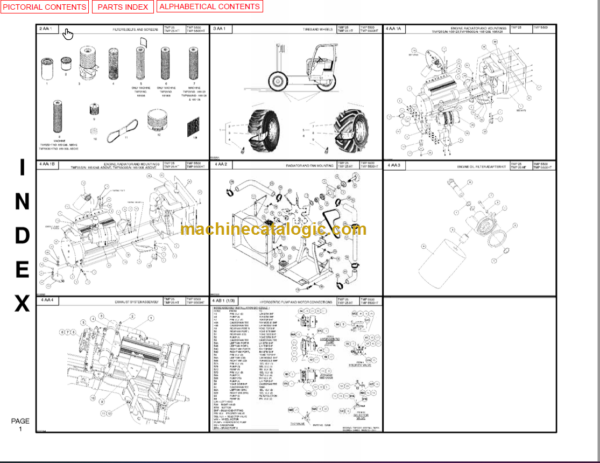 Manitou TMP 25HT TPM 5500HT PARTS MANUAL