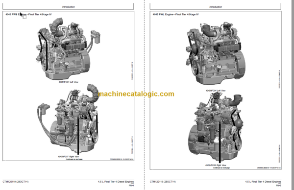 Manitou Motor 4045 PWL-PSS Repair Manual