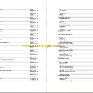 Komatsu PC70-8 Hydraulic Excavator Parts Book