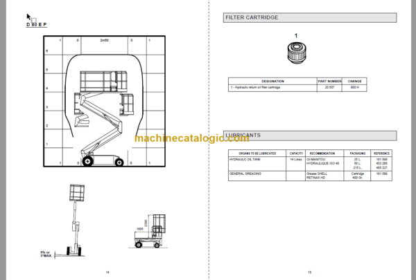 Manitou D 80 PLATFORMS Repair Manual