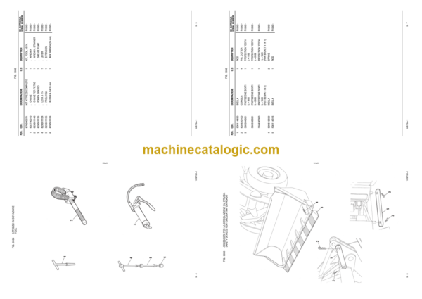 Komatsu WB70A-1 Backhoe Loader Parts Book