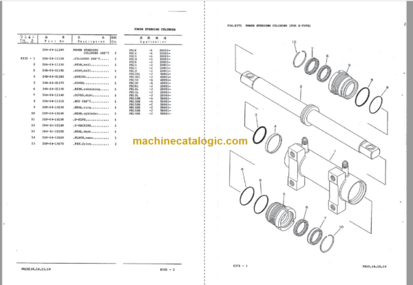 Komatsu FB10(L)(H(1)) 14 15 18-5 Parts Book