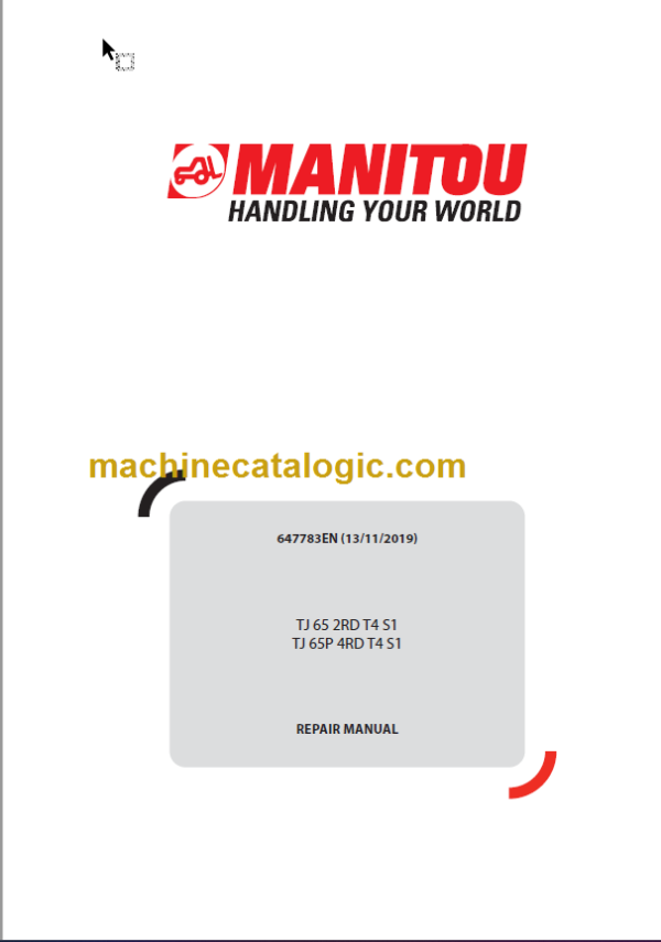 Manitou TJ 65T4 S1 Repair Manual