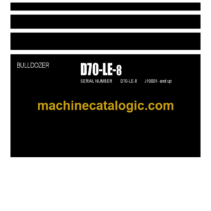 Komatsu D70-LE-8 Bulldozer Parts Catalog