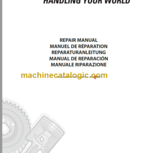 Manitou TMT 322 REPAIR MANUAL