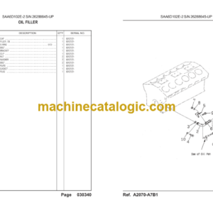 Komatsu HD785-5 S/N J10001-UP Parts Book