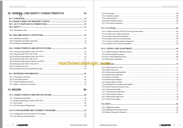 Manitou MT 930 HA 75K ST5 S1 Service Manual