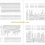 Komatsu FH100-1 FH120-1 FH135-1 FH160-1 Forklift Truck Chassis Parts Book