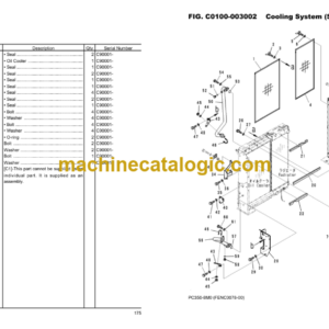 Komatsu PC350-8M0 Hydraulic Excavator Parts Book