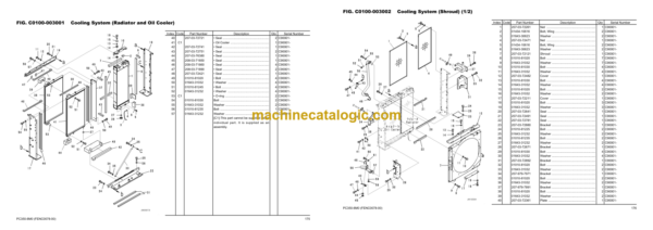 Komatsu PC350-8M0 Hydraulic Excavator Parts Book